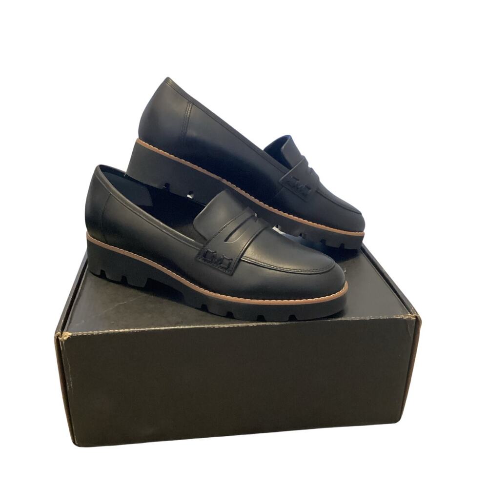 NEW Vionic Cheryl II Loafer Womens Chunky Sole Dress Shoes Black US 10  EU 41